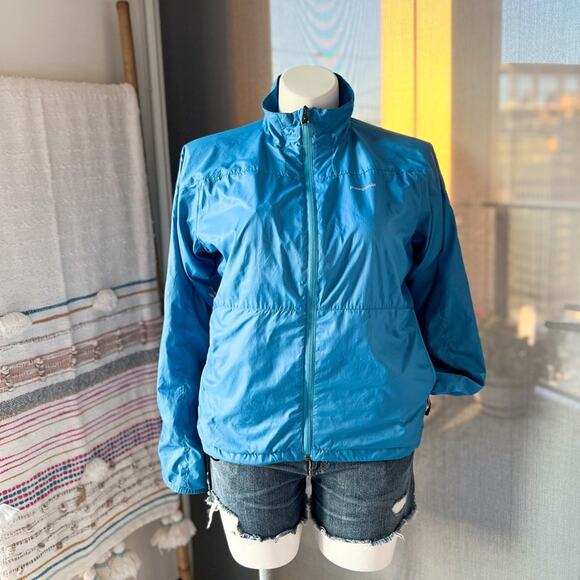 Patagonia Jackets & Blazers - Patagonia Blue Long Sleeves Lightweight Zip Up Jacket Women’s Size Large